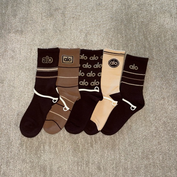 ALO Yoga Accessories - Alo Yoga Socks 5 Pack